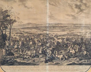 La batalla de Turín el 7 de septiembre de 1706