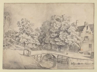 Vista del Leidsegracht en Ámsterdam, vista desde el Keizersgracht