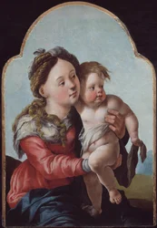 Madonna y Niño, 1527-1530