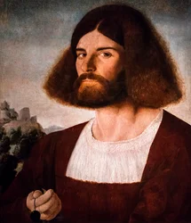 Retrato de hombre, hacia 1521/22 (óleo sobre madera)