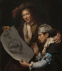 Alegoría sobre la invasión francesa de 1672