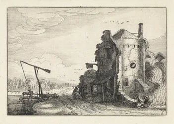 Cifras en una posada en una torre redonda Paisajes (título de la serie) Amenissimae aliquot requculae (título de la serie)