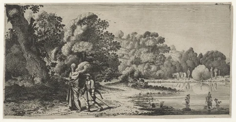 Tobías y el ángel Paisajes, sin firmar (título de la serie)