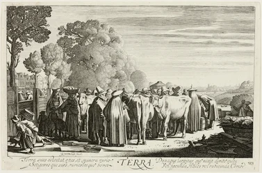 Tierra, plato uno de Los cuatro elementos