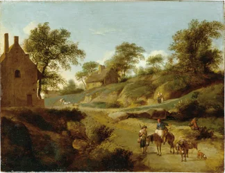 En un camino rural