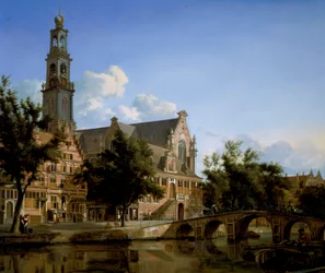 Vista de la Westerkerk, Ámsterdam