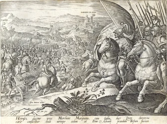 La Batalla de Labadia si Sena y San Abonda, lámina 3 de 