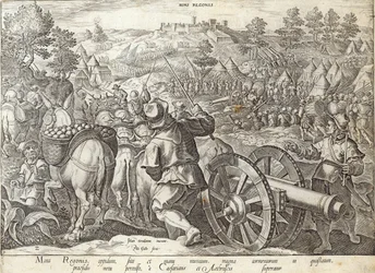 La batalla de Mons Regionis, placa de 