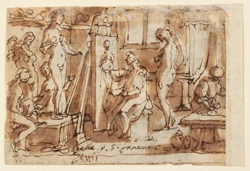 Recto: Zeuxis pintando a Helena; Verso: Ecce Homo