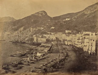 Salerno desde la ventana del hotel