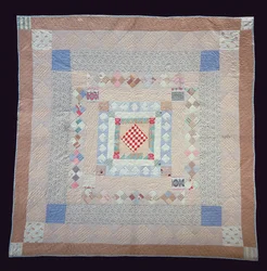 Colcha de retazos, c.1860