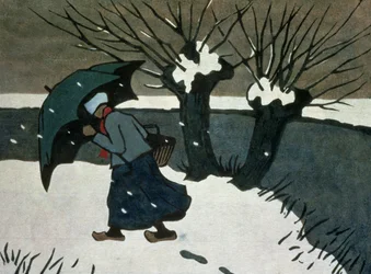 La tormenta de nieve