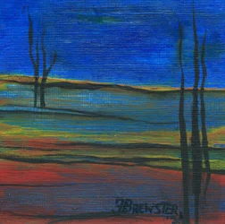 Paisaje crepuscular lleno de vida