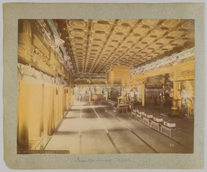 Interior del Templo Jemitsu, Nikko, Japón