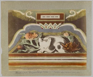Gato durmiendo, detalle de Tōshō-gū, Nikko, Japón