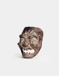 Máscara de madera Gigaku