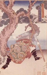 Actor Nakamura Shikan (1800-47), como Kumonryo Shishin