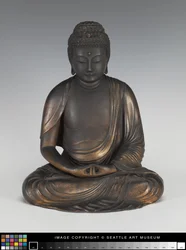 Amida Buda en un Pedestal de Loto