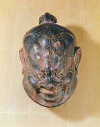 Máscara Gigaku, Periodo Nara (645-794)