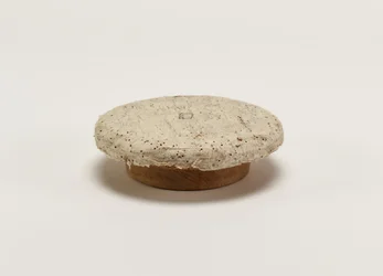 Tapa para la boca del tarro de almacenamiento de hojas de té, finales del siglo XIX-principios del siglo XX