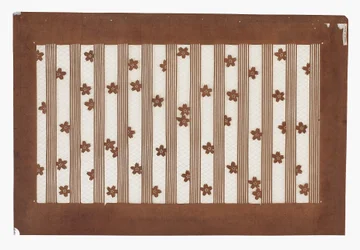 Plantilla de papel (katagami), finales del siglo XIX