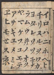S El color del padre está cantando katakana syaba ry (papel con sonido en k)