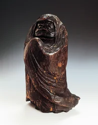 Estatuilla que representa a Daruma (Bodhidharma, fundador y primer patriarca del Zen)