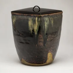 Jarra de Agua Takatori-Ware (Mizusashi)