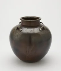 Jarra de almacenamiento de hojas de té, Imbe, prefectura de Okayama, período Edo, siglo XVIII-XIX