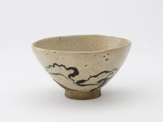 Cuenco de té con diseño de hongo de la inmortalidad, Período Edo, siglo XVIII-XIX