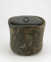 Jarra de agua para ceremonia del té, Imbe, prefectura de Okayama, período Edo, 1625-50