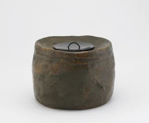 Jarra de agua para ceremonia del té, Kioto, Kyoto-fu, período Edo, 1615-1868