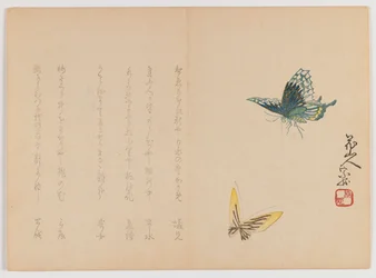 Dos mariposas, c.1860