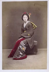 Joven con kimono, c.1860-70