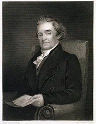 Noah Webster (1758-1843) grabado por Frederick W. Halpin (1805-80)
