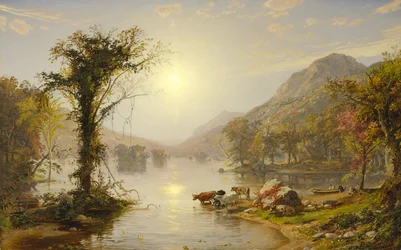 Otoño en Greenwood Lake, 1861