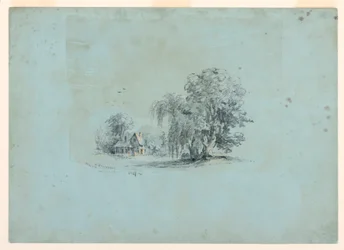 Dibujo, Escena campestre, 1847