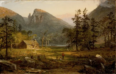 Casa del pionero, Eagle Cliff, Montañas Blancas, 1859