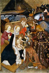 La Adoración de los Reyes Magos, retablo de Verdú
