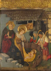 La Natividad, c.1457 (óleo, temple y oro sobre tabla de madera)