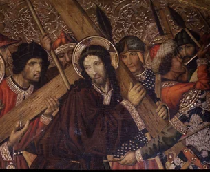 Camino del Calvario, detalle de la mesa