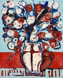 Fleur De Sel nº 14 2021 Conversaciones de colores, 2021 (óleo sobre lienzo)