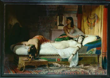 Muerte de Cleopatra (pintura sobre lienzo)