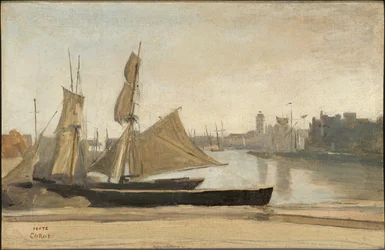 Dunkerque, barcos de pesca amarrados al muelle