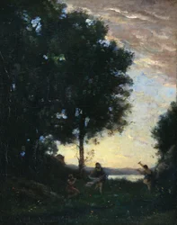 Faunos y ninfas bailando