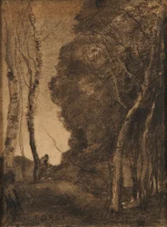 Paisaje con árboles
