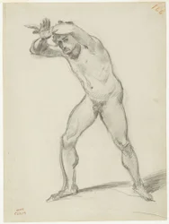 Desnudo masculino de pie