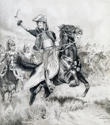 Retrato ecuestre de Antoine Charles Louis Lasalle