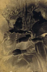 Retrato de mujer y niño,1855 (foto)