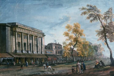 El Boulevard du Temple y el Teatro de los Italianos, París